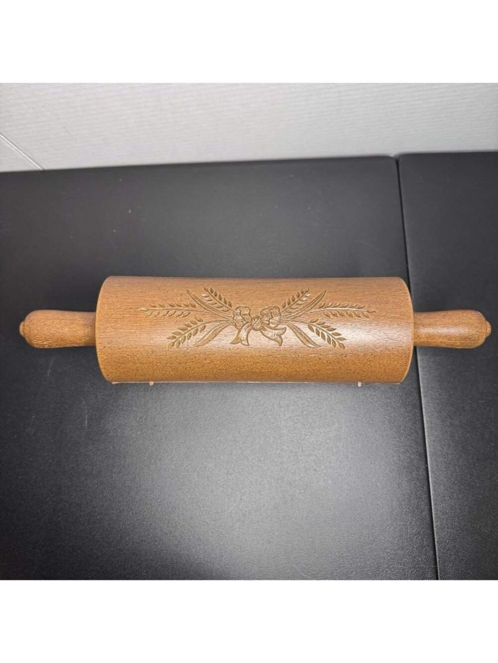 Homco Rolling Pin Recipe Holder Wall Pocket Wall Hanging Kitchen Decor Vintage